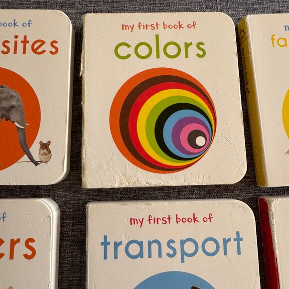 7 First Picture Board Books - Small for little hands - Picture 5 of 5